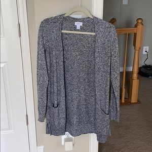 Grey cardigan
